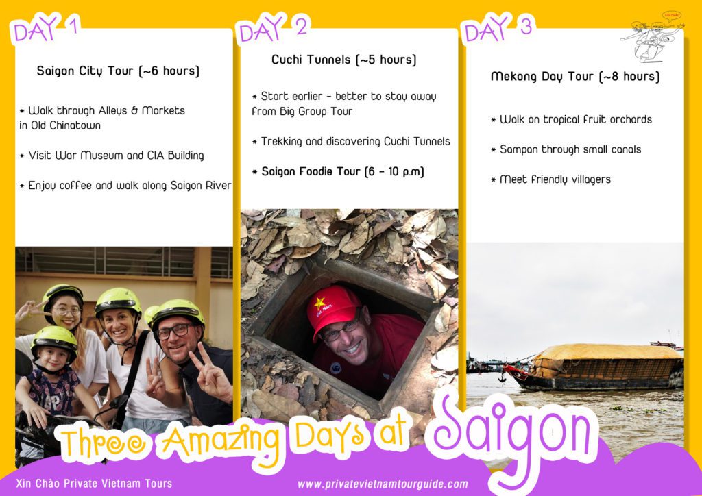 3 amazing days at Saigon with Xin Chao Private Vietnam Tours