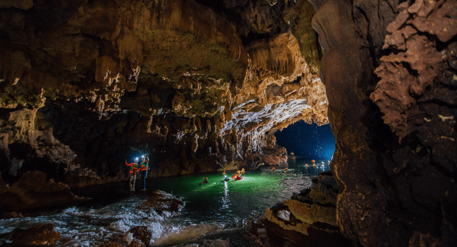 natural cave in Vietnam