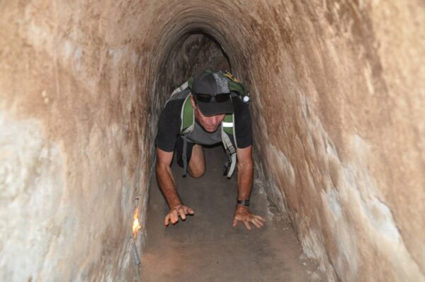 Inside Cu Chi tunnels