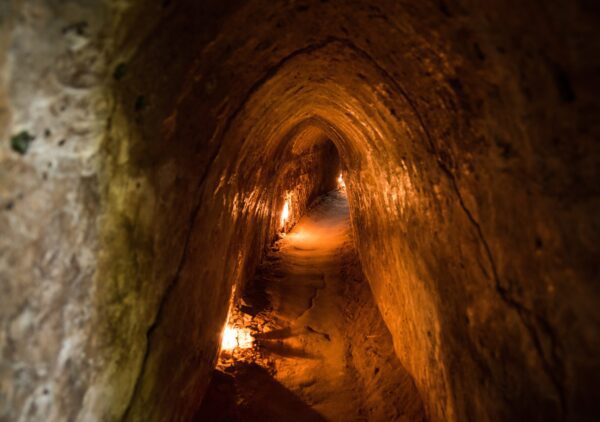 Inside of Cu Chi tunnels