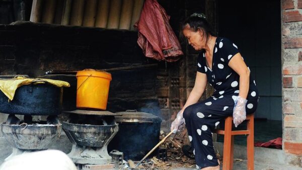 A woman who has been brewing Bau Da wine for nearly half a century in Binh Dinh