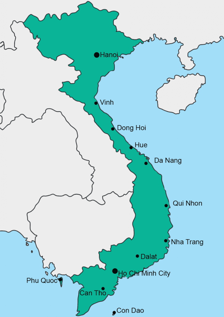 Domestic airports in Vietnam