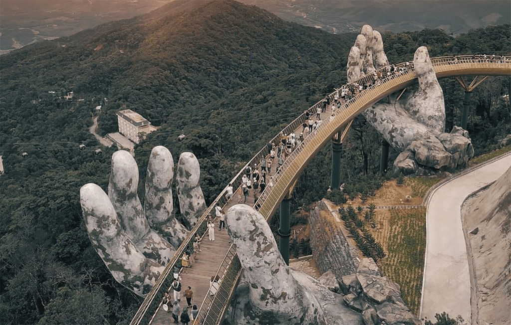 Golden Bridge in Da Nang, Vietnam
